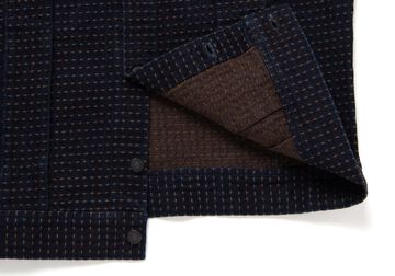 D4608 15oz Kakishibu Sashiko Denim Jacket,, small image number 7