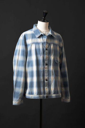 M6010J INIDIGO CHECK JACKET,02, small image number 7