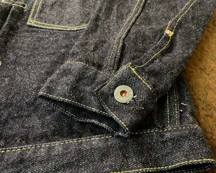 GZ-GJ1ST 16oz WWⅡ1st type denim jacket(One washed)(Right-weave),, medium image number 6