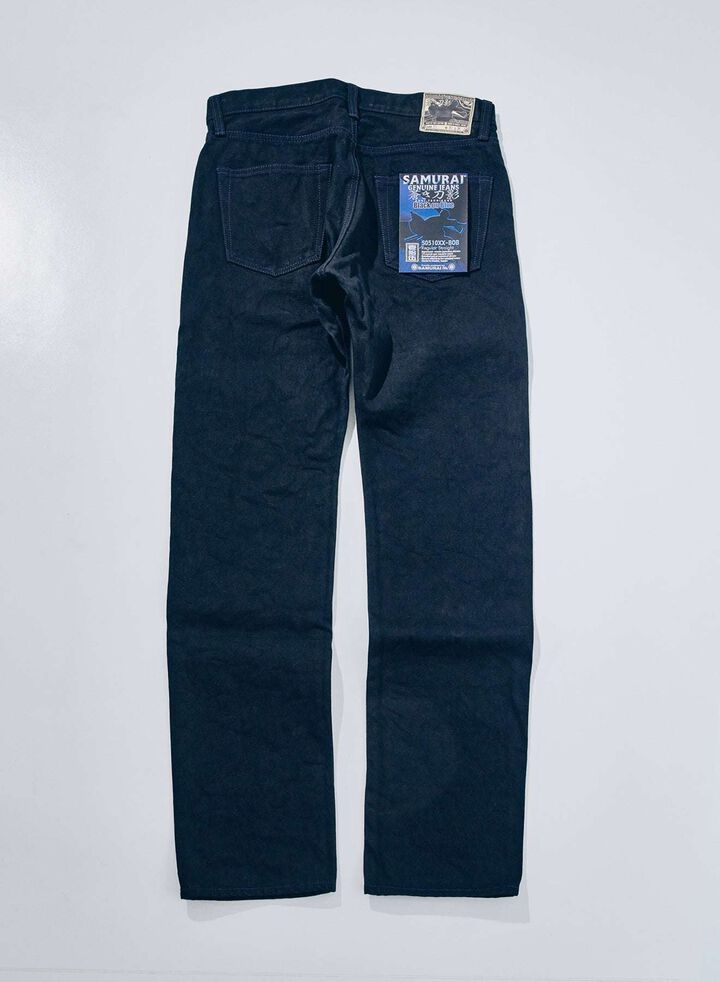 S0510XX-BOB 15oz Aoki Tachikage Black-on-Blue Regular Straight,, medium image number 2