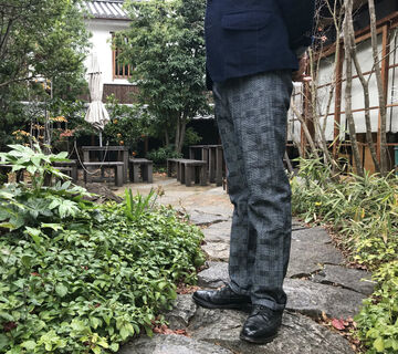 GZ-DTR-3102 denim trousers (Glen Check),, small image number 9