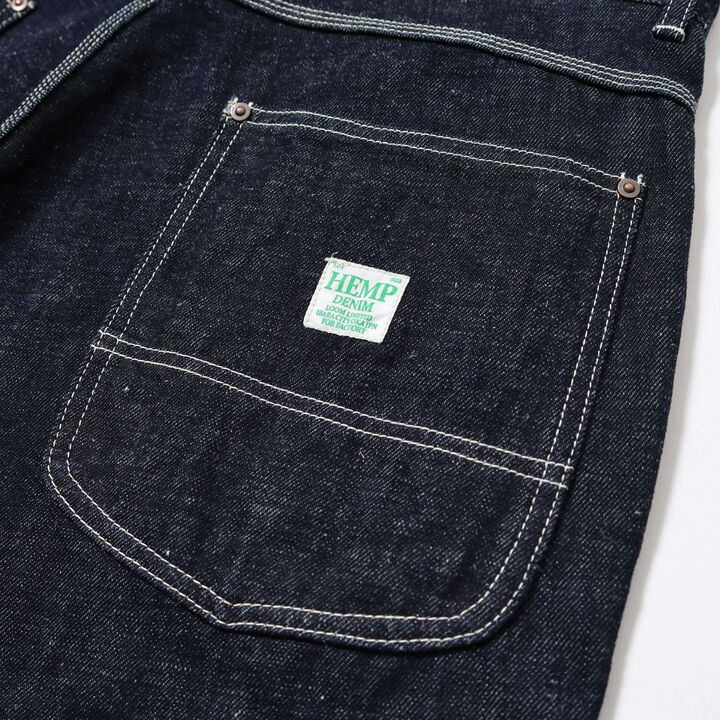 F0544 HEMP DENIM WORK PANTS,, medium image number 7