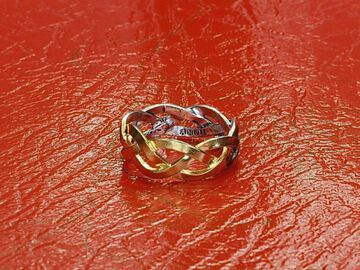 HYO-258 Braid Narrow Ring,, small image number 1