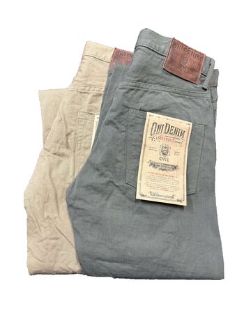 ONI266SVC-GOL Selvedge Chino Light Olive Relax Straight,, small image number 0
