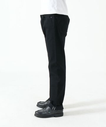 J414 14oz Classic Straight Model Black Denim Selvedge	-One Wash-28,, small image number 1