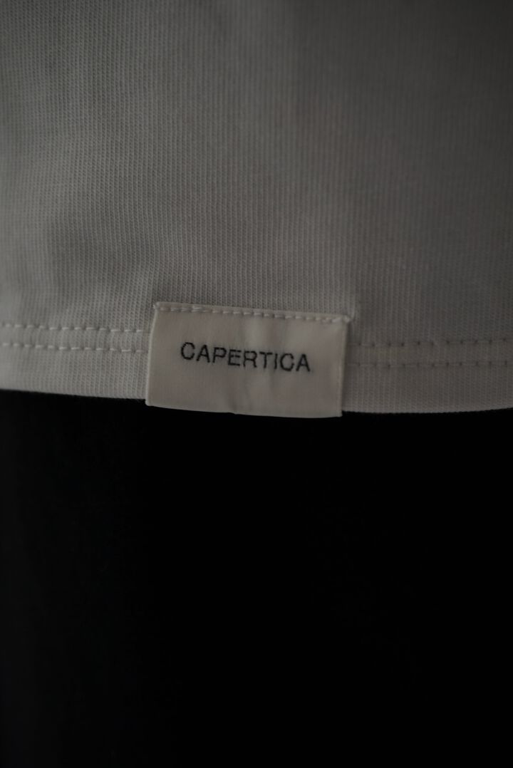 【CAPERTICA】CAP707CS34 Soft Twist Suvin Cotton / Big Tee,WHITE, medium image number 6