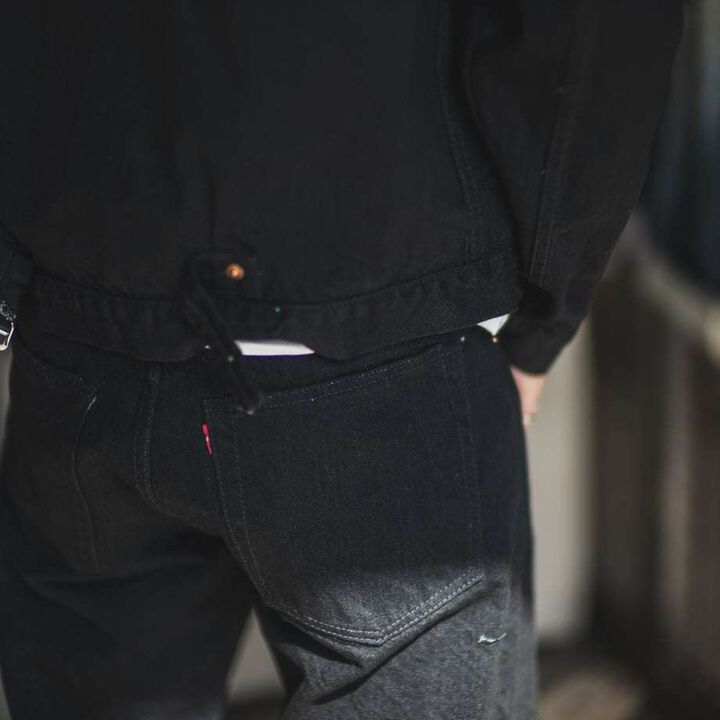 TCB Late S40's Jeans BKBK 14oz,, medium image number 6