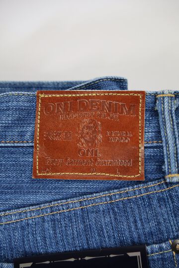 ONI-510-SHMKIWAMI-BO 16oz Natural Indigo Rope Dyed Denim Biological Fade Processing Semi-Handmade Straight-One Washed-29,, small image number 5