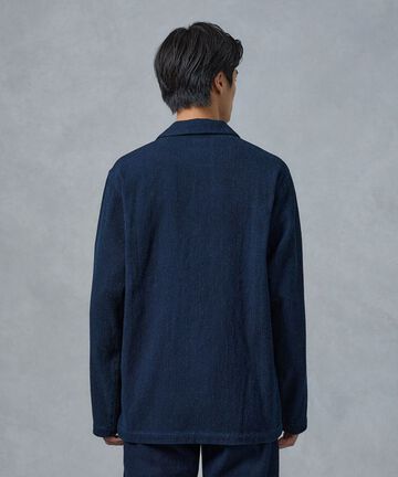 MXLS1000 SASHIKO SHIRT JACKET,INDIGO, small image number 4