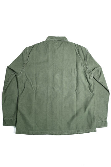 03-8045-216 US ARMY FATIGUE SHIRT USED WASH,GREEN USED, small image number 5