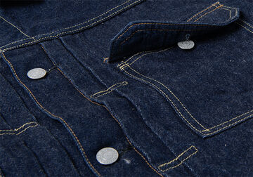 SD-482 Natural Indigo 2nd Type Denim Jacket,, small image number 6