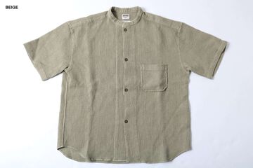BR-26203 OVERDYE SHIRT JACKET (BLACK,BEIGE,OLIVE),BLACK, small image number 2