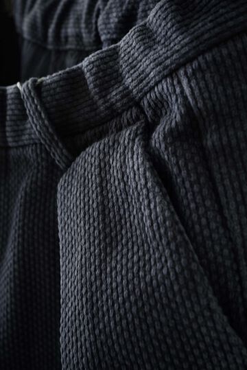 245PT08 Sashiko / W-Tuck Pants (SUMI+INDIGO),SUMI + INDIGO, small image number 5