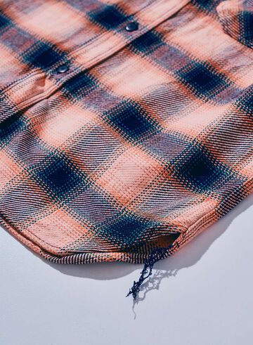 SIN25-01 Heavy Indigo Flannel,PINK, small image number 1