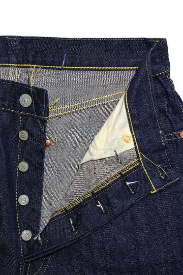 Lot No. SC49001 / SUGAR CANE Super “Denim” Collectibles #01 14oz. BLUE DENIM WAIST OVERALLS “S1945” MODEL,, small image number 2