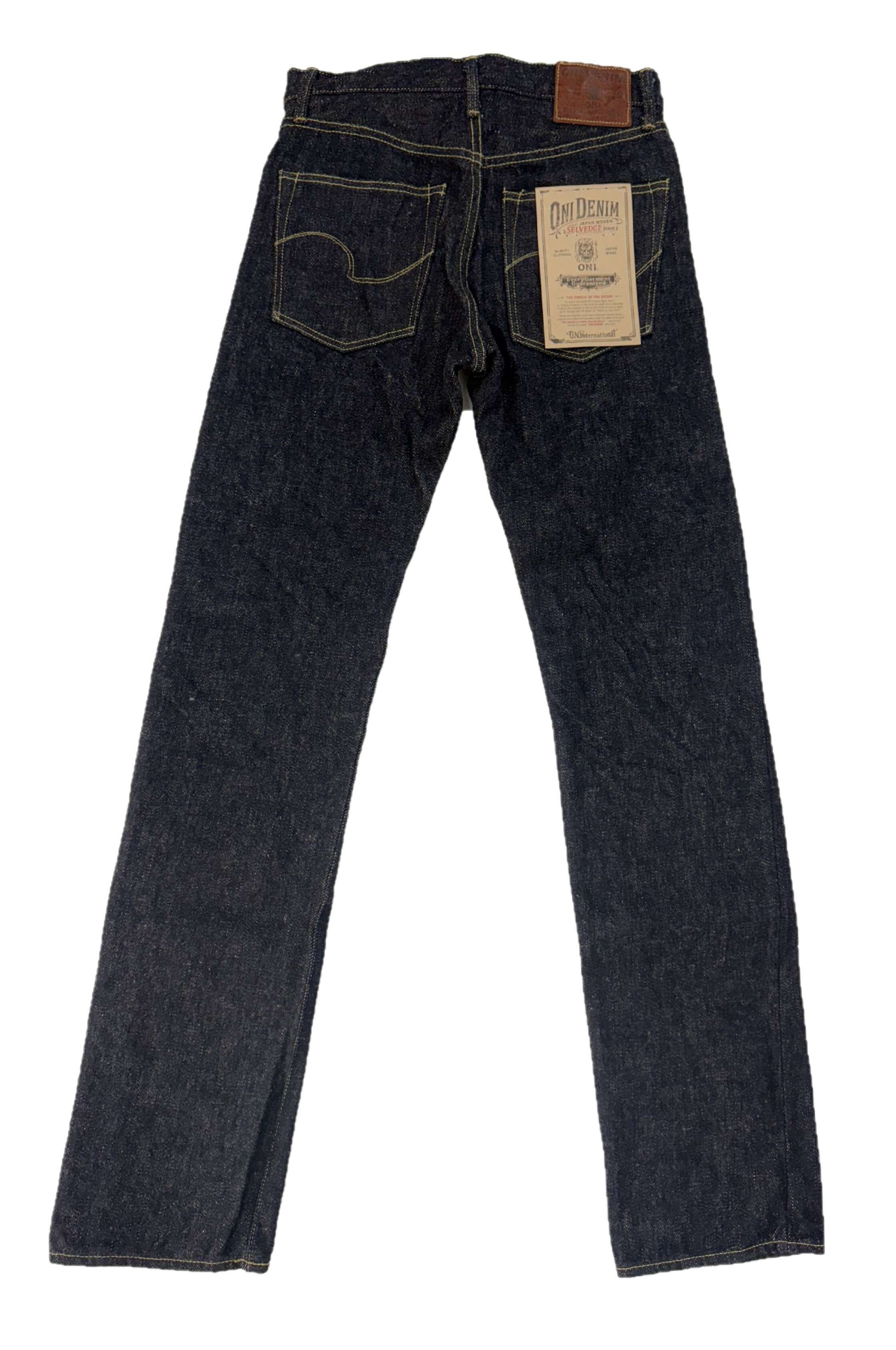 DENIMIO | ONI-288DIZR 20oz Dark Indigo Secret Denim Regular Straight
