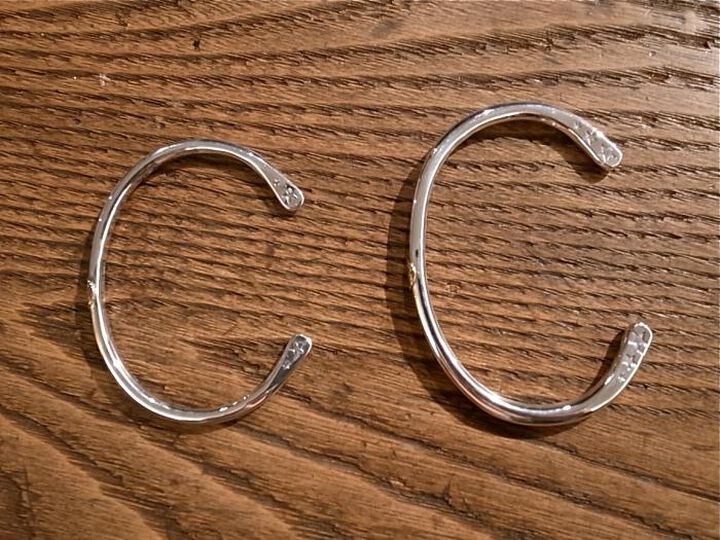 14AO-345 Circle Silver Bangle -K10smile-,, medium image number 9