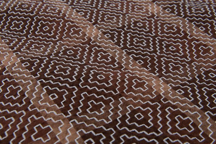 4618 Kakishibu Noragi Sashiko Coach Jacket,KAKISHIBU, medium image number 8