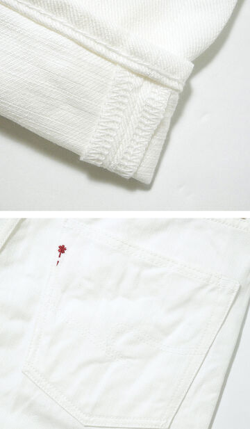 Burgus Plus s770-01 Lot.S770 5Pocket White Denim Shorts S770-01 (white),, small image number 6