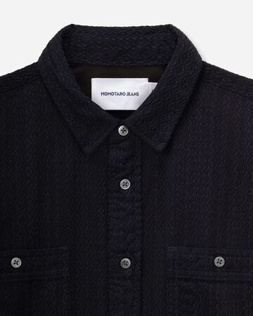 MXLS1040 SASHIKO WORK SHIRT,INDIGO, small image number 2