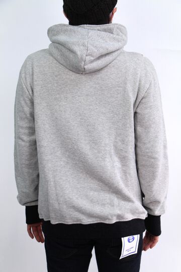 ZU2005O Loop wheeled Tsuri-ami grey 'ZUIEN' hoodie-XL,, small image number 2