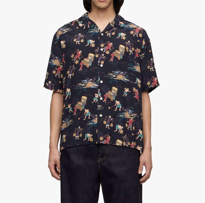 MMSS6005 RAYON S/S SHIRT,, medium