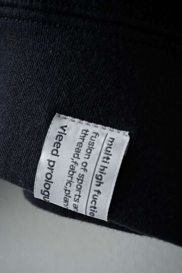 【vleed prologue】VL-003 Multi High Function Double Knit / Raglen Sweat,SUMIKURO x BLACK, small image number 7