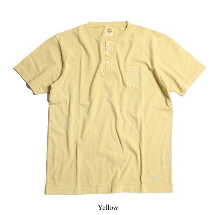 TE-06 OD Henley Tee,NATURAL, medium image number 3