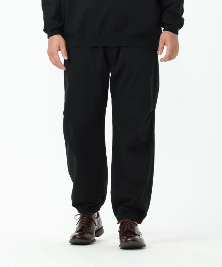 JPT1040M31 BASIC SATIN PANTS-BLACK-M,BLACK, medium image number 2
