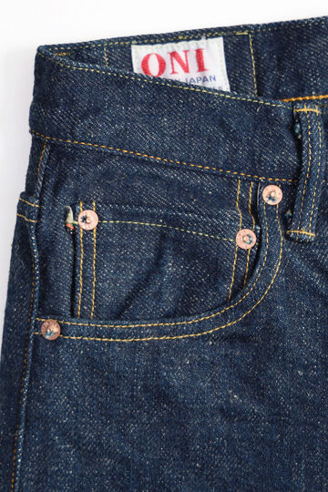 ONI246ZR-KABEG 20oz Secret Denim Kabuki Selvedge weft Beige Neat Straight,, small image number 2