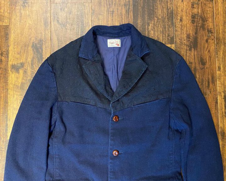 GZ-PIDTRJK-0310 Switching Tailored Jacket Paisley &times; SASHIKO,, medium image number 2