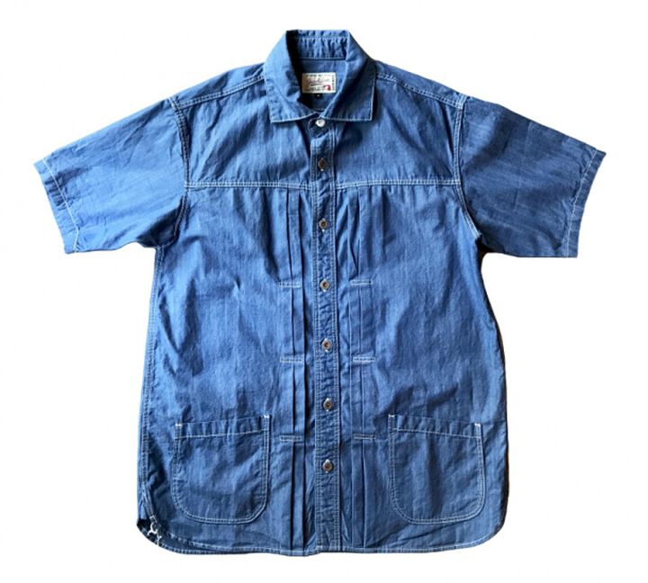 GZ-JWSS-3104 Work S / S shirt(Chambray),, medium image number 0