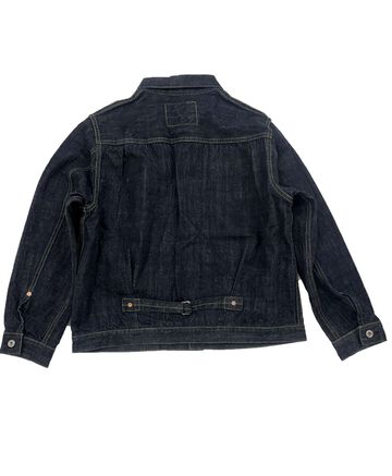F2460 14OZ WW II DENIM BLOUSE CAMEROON COTTON  ROCKY SELVEDGE,, small image number 3