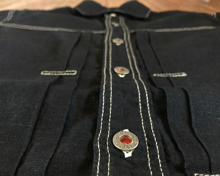 GZ-JWSS-3006 work S / S shirt(Indigo),, medium image number 7