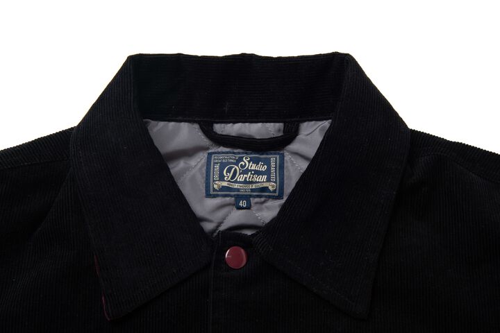 4626 Corduroy Stadium Jacket,BROWN, medium image number 9