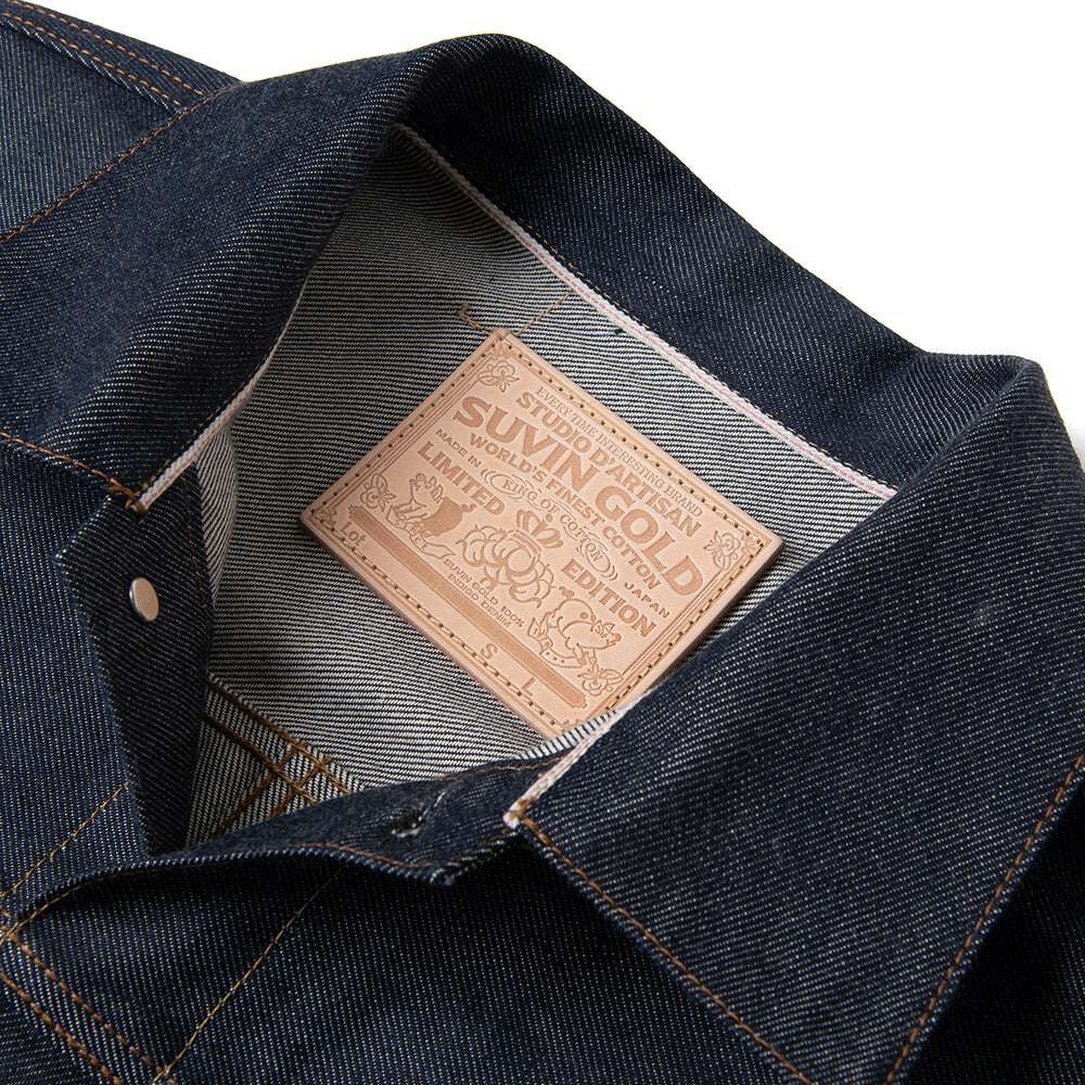 DENIMIO | D4646 15oz Suvin Gold Denim Jacket