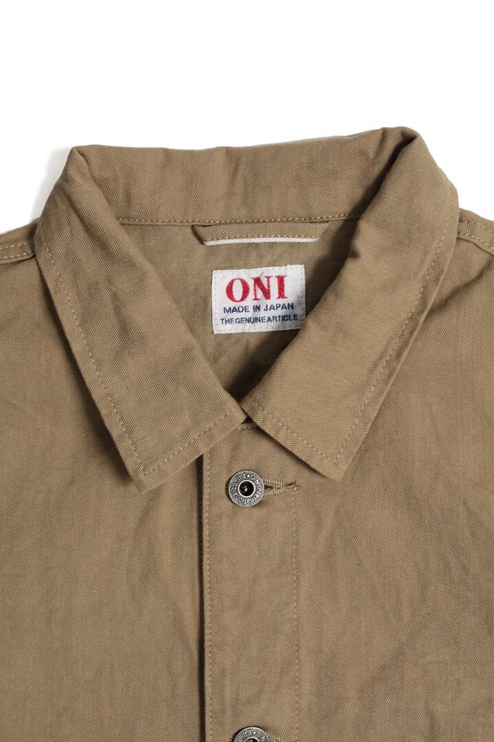 ONI03501-SVC 9.5oz Selvage Chino Coverall,KHAKI BEIGE, medium image number 0