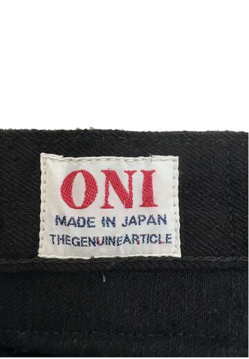 ONI200CCD-BKBK 15oz Crushed Concrete Denim Black x Black Kabuki Selvedge Wide Straight,, small image number 11