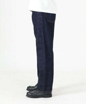 J504 CIRCLE  12.5oz African cotton vintage Selvedge Loose Straight (One washed),, small image number 2