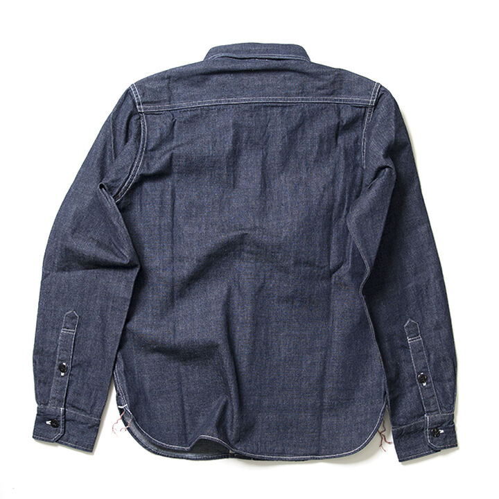 5333B Denim long-sleeved work shirt,, medium image number 1