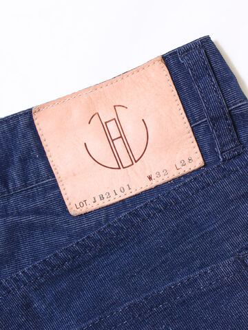 JB2101 TC CORDUROY ANKLE CUT SLIM STRETCH (Navy),, small image number 7