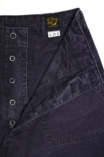 01-5103-M61 SUMMER FATIGUE PANTS BLACK,, small image number 3
