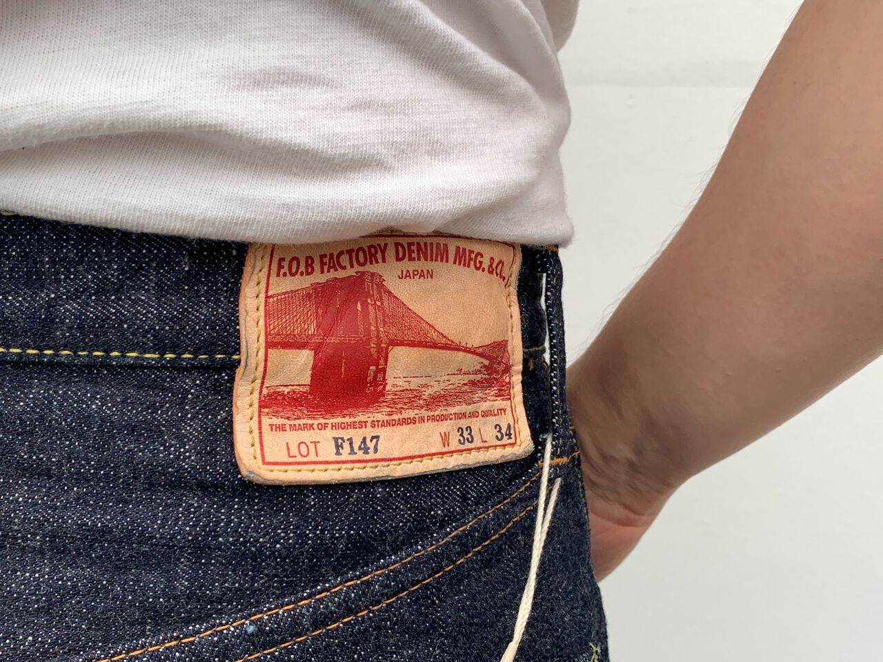 F147 TIGHT STRAIGHT 14OZ G3 SELVEDGE DENIM 5P