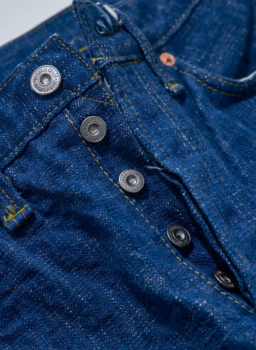 S710XX17OZ-SLB 17oz "MURAKUMO" SLUB SLIM STRAIGHT JEANS,, small image number 4