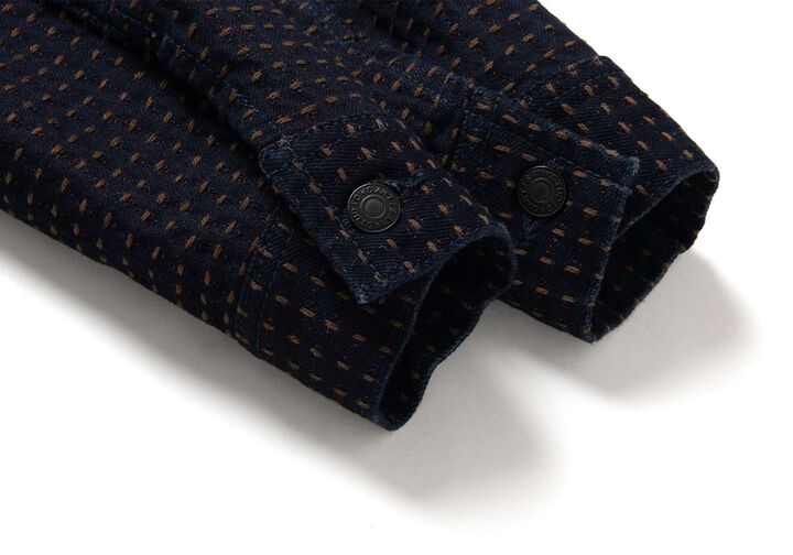 D4608 15oz Kakishibu Sashiko Denim Jacket,, medium image number 5