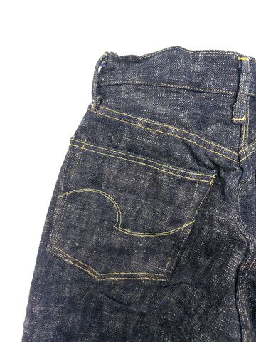 ONI595-KASURI 17oz ONI Kasuri Denim Retro style Loose Straight,, small image number 5