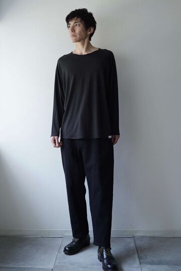 CAP708CS24 Super140s Washable Wool Jersey /Baseball Tee,SHIGOKU-IRO, small image number 5