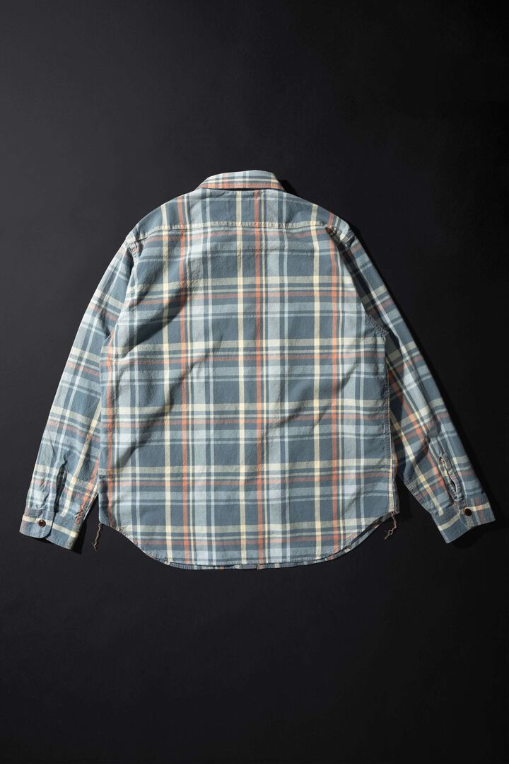 MS012G INIDIGO CHECK SHIRT,02, medium image number 2
