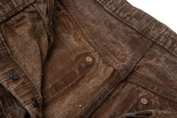 【Pre-Order】D1939 15oz GL3 Hand-Dyed Kakishibu-zome Jeans Regular Straight,, small image number 6