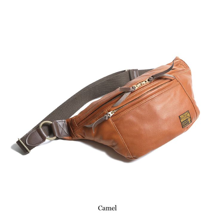 TR-B28 Day Trip Steerhide Bag,CAMEL, medium image number 0